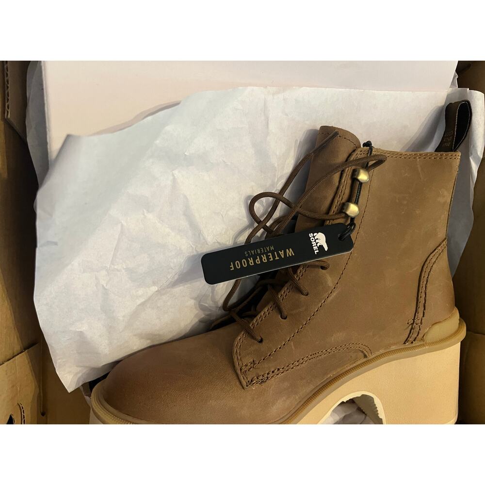 NEW (Other) - Sorel Hi-Line Heel Lace, Women Size 8, Umber/Ceramic - Picture 7 of 9